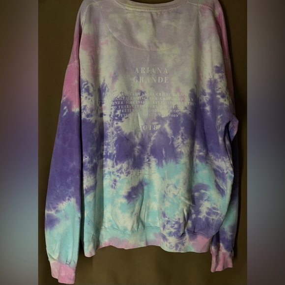ariana grande god is a woman tiedye crewneck - Picture 2 of 4